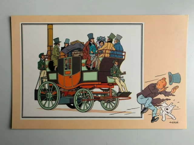 Ancienne Image Voir Et Savoir 1955 / Tintin Automobile Serie 8 N°10