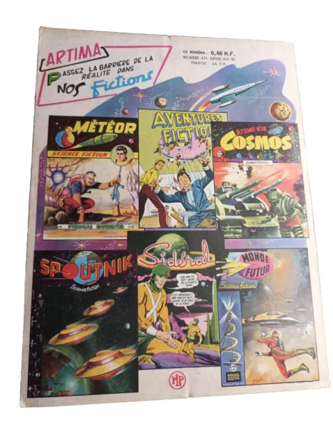 Vintage Atome Kid Cosmos N 42 Artima 1960 Science Fiction BD Comics Espace 3