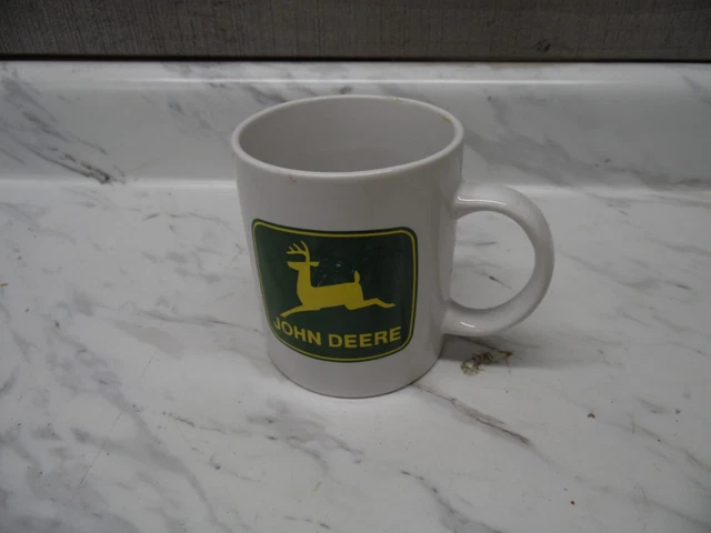 🎆Vintage John Deere Logo Classic Coffee Mug/Cup Gibson USA 11 oz 🎆