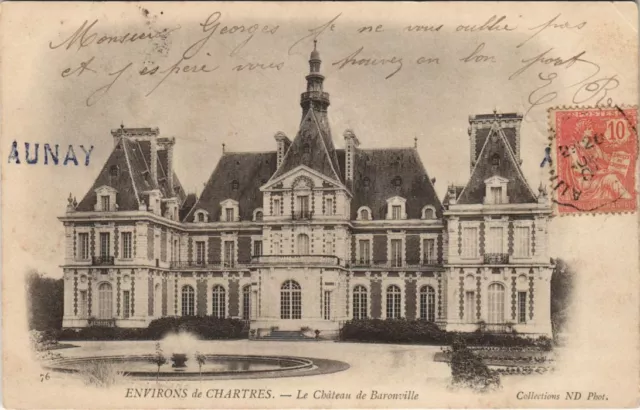 CPA Environs de CHARTRES - Le Chateau de Baronville (33413)