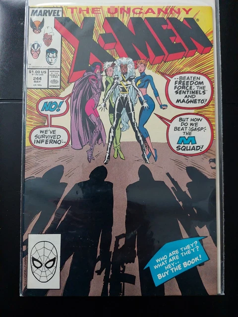 The Uncanny X-Men # 244 Vol 1 1st Jubilee Marvel Comics Chk Pics