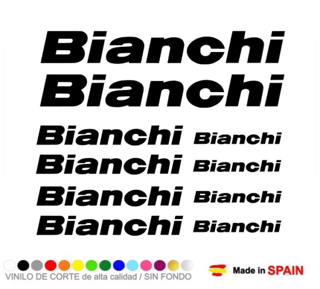 10 Pegatinas Vinilo BIANCHI Stickers Decals Aufkleber Bicicleta Bike Adesivi