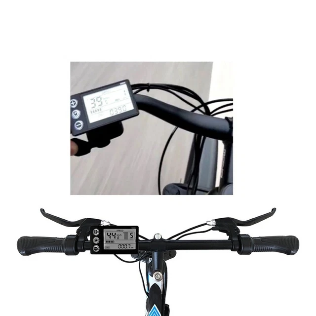 Yosoo Health Gear Ordinateur De Vélo électrique, écran LCD 5 Broches 24 V 36 V 48 V 60 V Universel Pour Guidon De Scooter électrique De 31,8 à 22,2 Mm