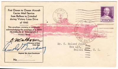 Panama Canale Zone-Sc #193-FIRST Day-Balboa Feb /23/ 1976-HERMAN Maul 