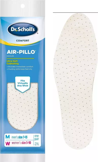 Dr. Scholl's Double Air-Pillo solette comfort personalizzate confezione da 1 paio, unisex uomo