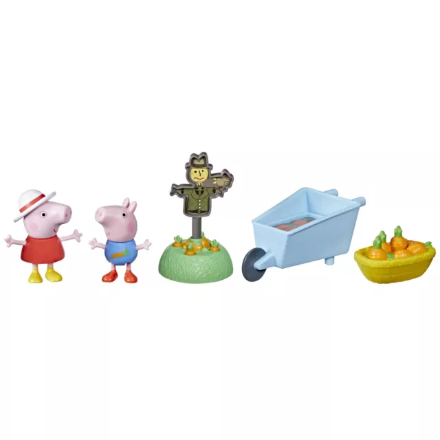 Peppa Pig Peppa`s Adventures Peppas Gartenspaß, Vorschulspielzeug mit 2 Figuren