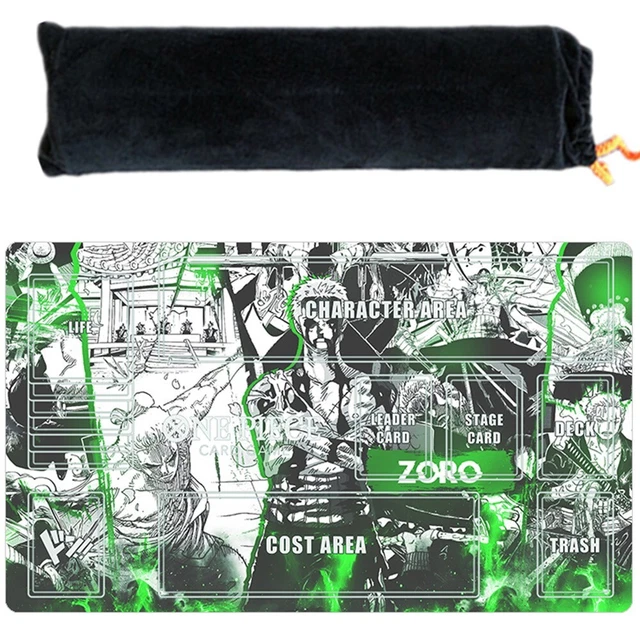UTA ONE PIECE Playmat With Zones TCG Card Game OPCG Play Mat + Bag $29.