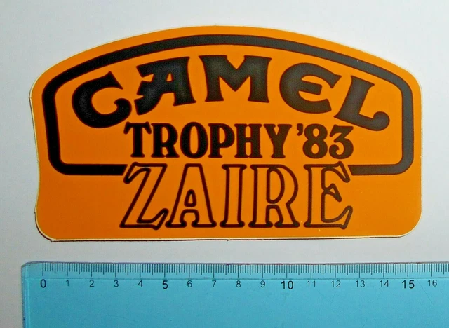 Autocollant sticker CAMEL TROPHY 1990 1000 PERESTROIKA Aufkleber