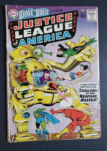 Brave And The Bold 29 2Nd App Of The Justice League Of America *Rare Key Issue *