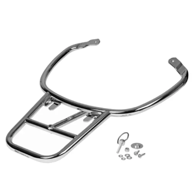 Rear chrome rack support for Vespa sprint and Primavera 125/150 1b000815