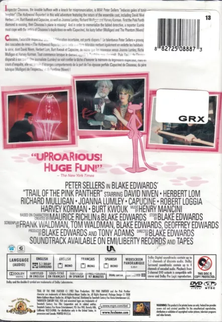 Trail of the Pink Panther  - Peter Sellers, David Niven, Herbert Lom,  New DVD 2