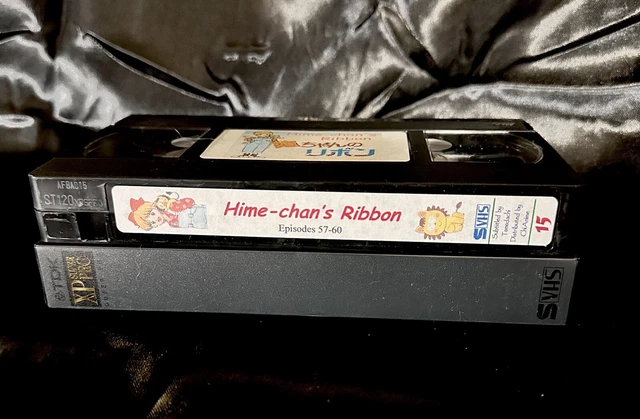 Vhs Ribbon HIME-CHAN’S RIBBON MANGA VHS FanSub English Anime Vol 15 Episodes 57-60 ...