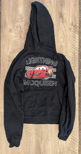 DISNEY PIXAR CARS Lightning McQueen Hoodie Sweatshirt - Size Small $13. ...