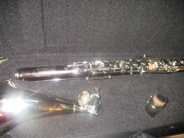 Bassklarinette -Bass Clarinet In A "Romeo Orsi " - Böhm- Holz- Tief E  -Low E