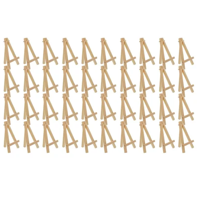 Wood Display Easel, 40Pcs, Perfect for Displaying Small Canvases, Business3507