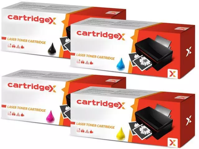 4 Non-OEM Toner Cartridge Set For Samsung CLP-365 CLP-365W CLX-3300 CLP-360