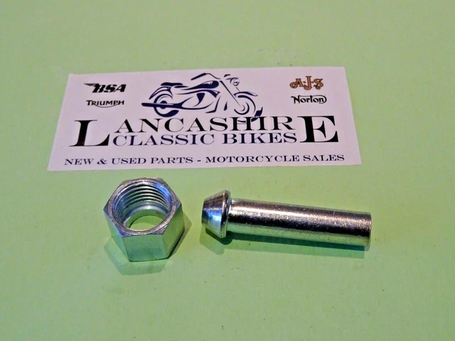 Triumph BSA 1/4" Straight Fuel Hose Petrol Tap Connector – 5/16" Pipe, Part 82-3334 – UK Made