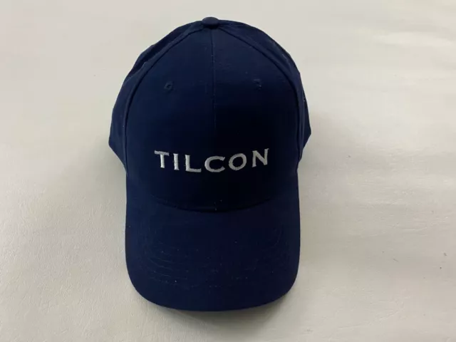 New Tilcon Embroidered Graphic Dark Blue Adjustable Baseball Hat One Size