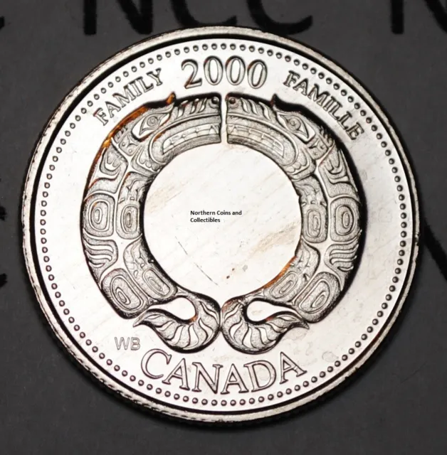 Canada 2000 August Family 25 cents UNC Millenium Series Canadian Quarter