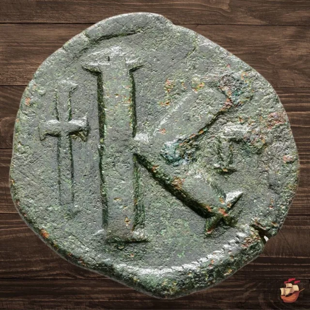 Byzantine follis coin - Half Follis - Anastasius I (491-518 AD)  *L048