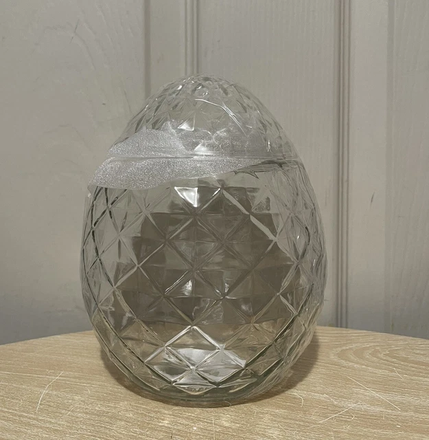 TARGET BULLSEYE PLAYGROUND Glass Egg Fillable Container Easter Eggs