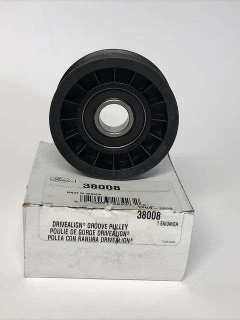 Gates 38008 DriveAlign Belt Drive Idler/Tensioner Pulley New