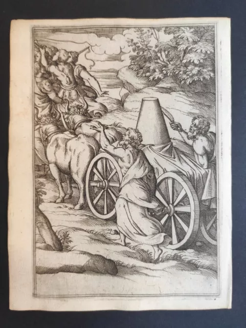 Simulacro Cibele Frigia, Dei Antichi Cartari, Bolognino Zaltieri, Stampa 1571