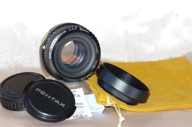 SMC Pentax-A f/2 50mm lens for Pentax K Mount, K-1000 and Pentax ME