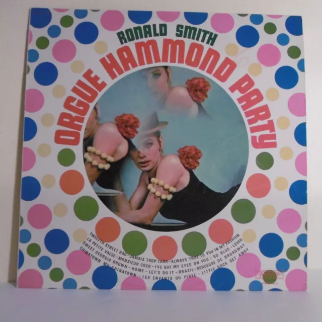 33T Ronald SMITH Disque Vinyle LP 12" ORGUE HAMMOND PARTY - MUSIDISC 1213 Rare
