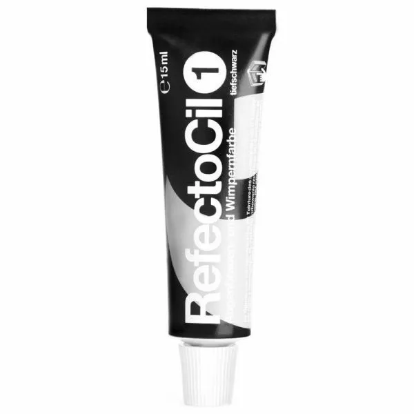 Refectocil Eyebrow Eyelash Tint GEL/HENNA NEW 15ml - PURE BLACK - 1.0**AUTHENTIC