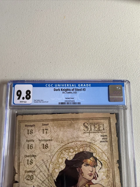 Dark Knights of Steel #3 cgc 9.8 Yasmine Putri 1:25 Wonder Woman variant 2