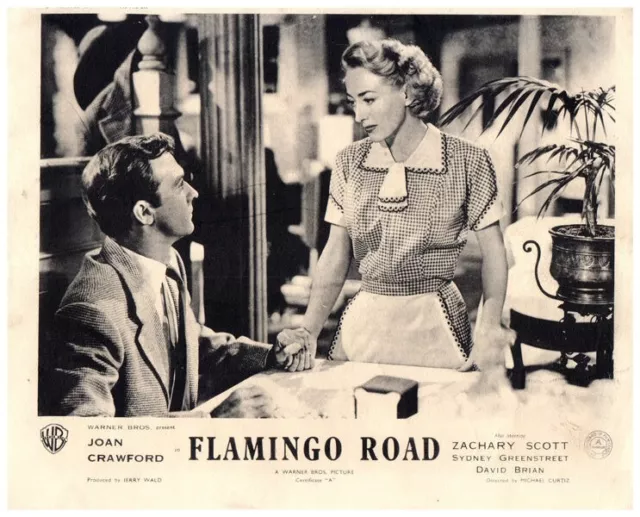 Flamingo Road Original Lobby Card Joan Crawford Zachary Scott 1949 Film Noir