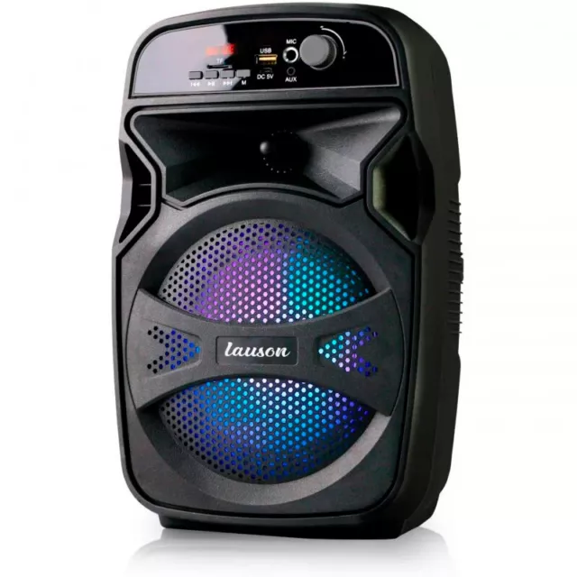 Altavoz  Portátil Lauson LLX34 Bluetooth con Karaoke 20W Negro Usado