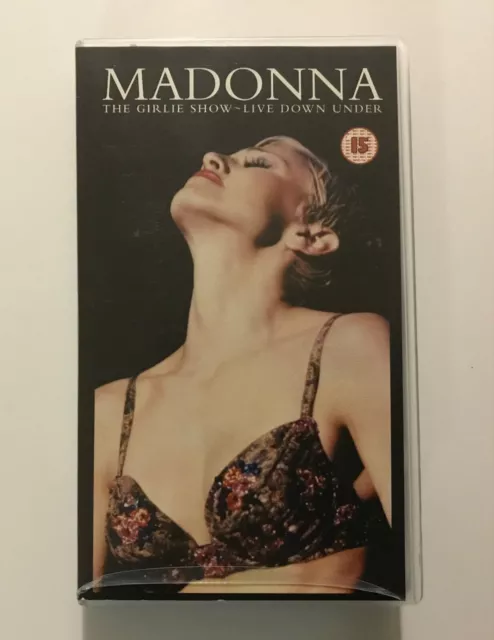 vhs Madonna the girlie show - live down under pari al nuovo