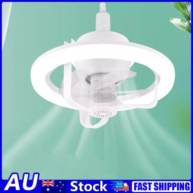 AU Remote Control Caring RGB Small Fan Light LED Screw Fan Light Eye Built-in Ar