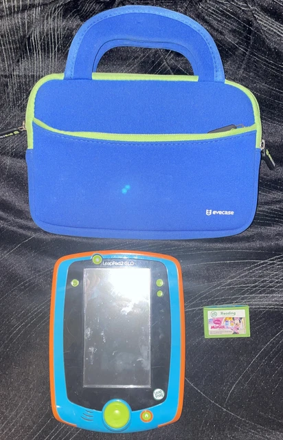 Leapfrog LeapPad2 GLO Explorer Learning Tablet Blue Orange 1 Game & Case
