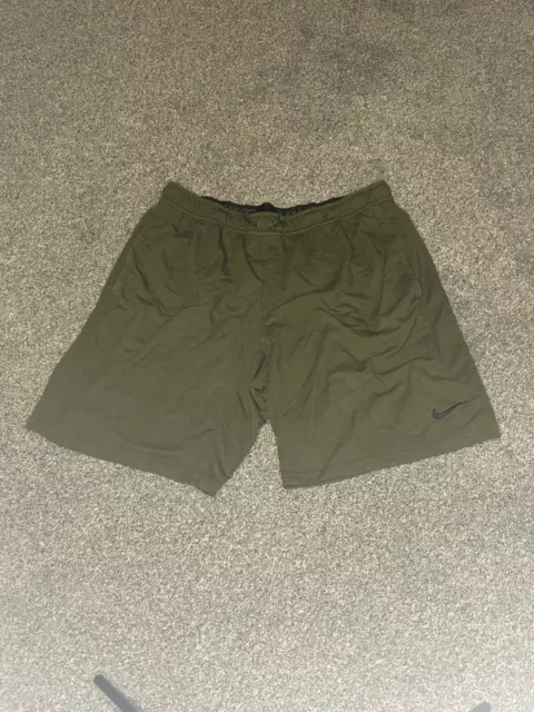 Nike Dri-Fit Shorts Green Mens Size XL