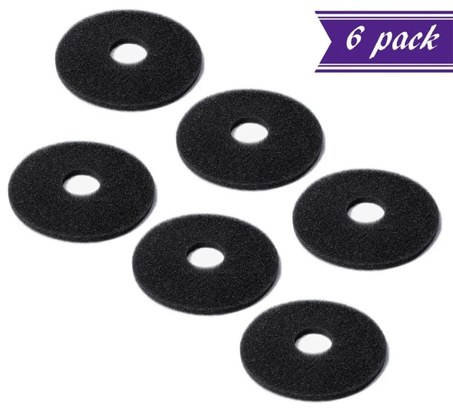 (Pack of 6) Replacement Sponges for Glass Rimmer / Margarita Salter