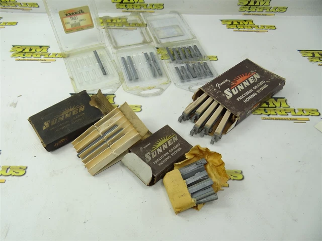 37 New Sunnen Assorted Hone Stones R28A77 K12A47 L8J95 L8J87 L10A57 K10J67