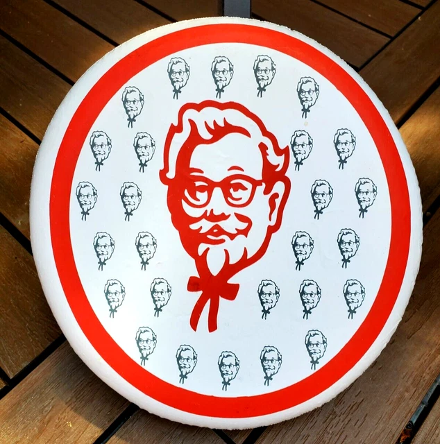 KENTUCKY FRIED CHICKEN KFC frisbee INFLATABLE 80s Vintage 9,5'' $25.00 ...