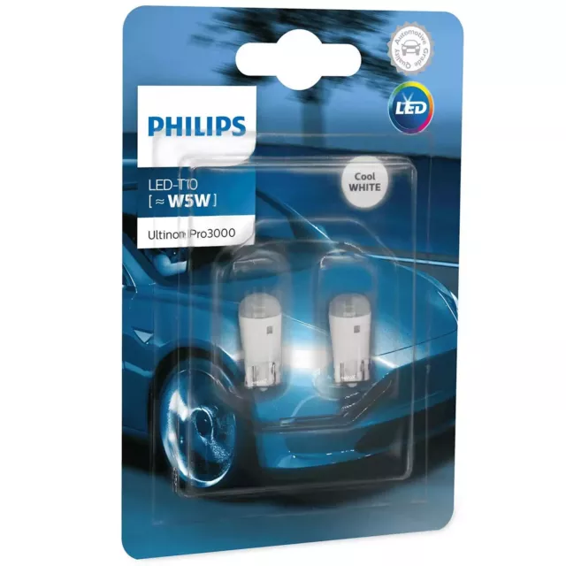 501 Amber Philips Ultinon Pro6000 LED Bulbs (Pair)