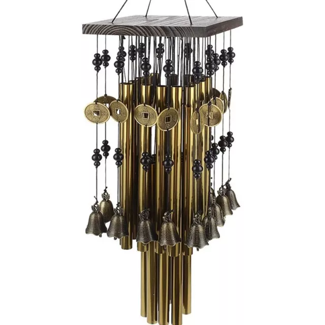 Carillons de Vent, 65 cm Carillons Éoliens en Bois avec 6 Tubes Creux  Aluminium Carillons Décoratifs d'Extérieur de Suspension pour Ornements  Patio Jardin Maison : : Jardin