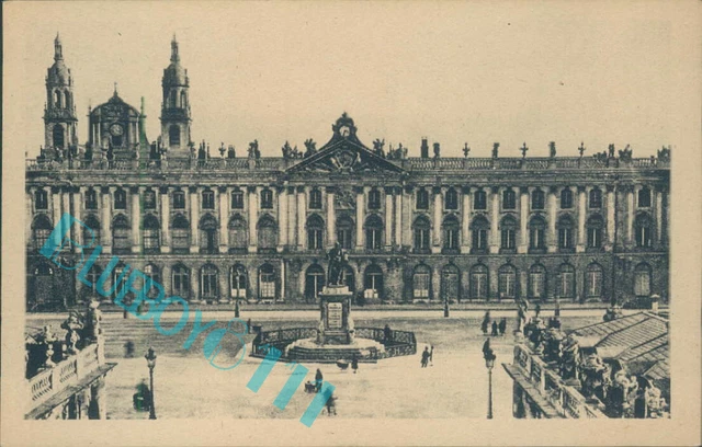 France Nancy Place Stanislas Hotel De ville & Cathedral  unposted 1920's