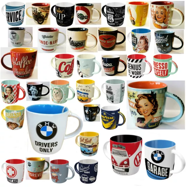 Tassen Becher BMW FORD VESPA Guzzi Kaffeetasse Tee Tasse Kaffeepott Keramik