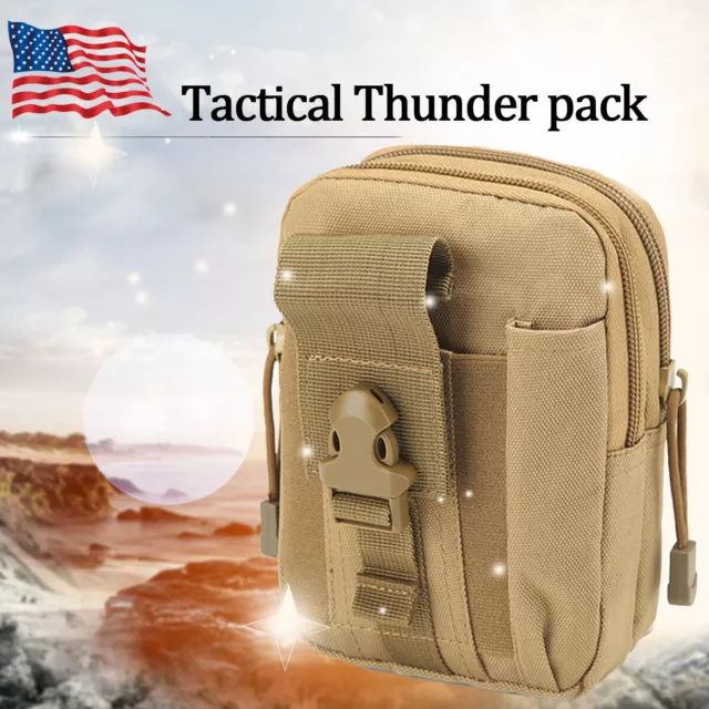 Tactical Molle Pouch EDC Belt Waist Fanny Military Waist Bags Pack Bag Pocket