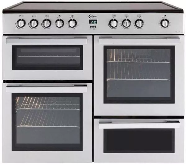 Flavel MLN10CRS Dual Fuel Range Cooker - Silver