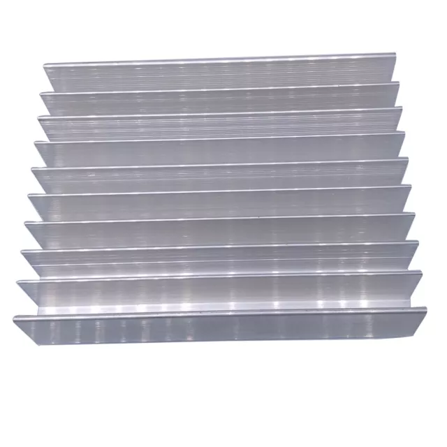 US Stock Aluminium Heatsink 100mm x 76mm x 21mm For 4pcs 3w LED or 10pcs 1w LED