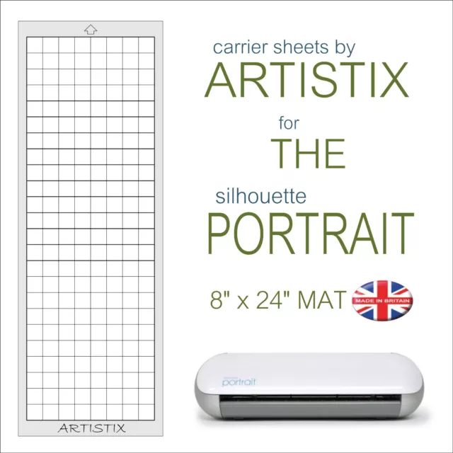 Artistix Cutting Mat Graphtec Silhouette Portrait Craft Robo 8" x 24"