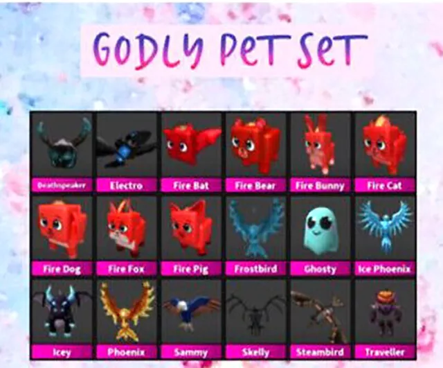 MURDER MYSTERY 2 GODLIES INVENTORY STACKED (8,000+ VALUE!)