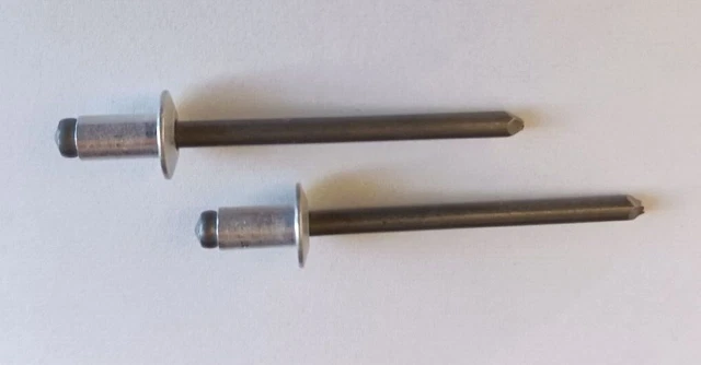 Pop Rivets Aluminum Rivet 5/16" Steel Mandrel 1/8" x 1-5/8", Lot of 1200.